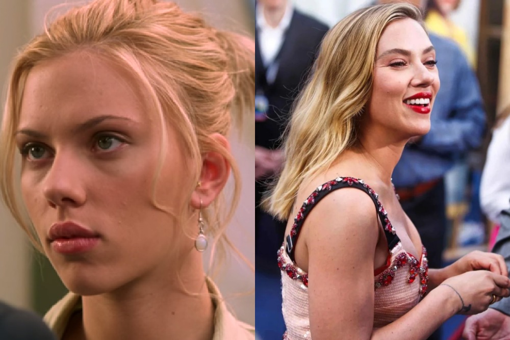 Injerto de cejas de Scarlett Johansson