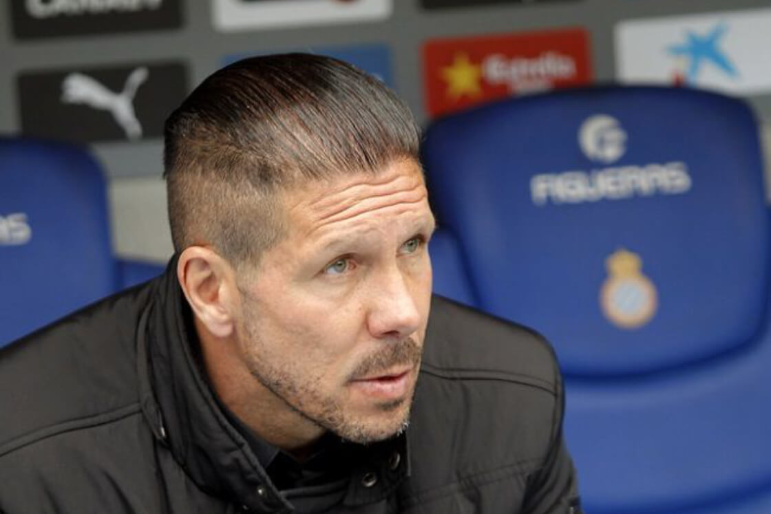 Diego Pablo Simeone injerto de pelo