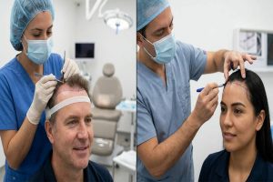 Hair Transplant vs. Forehead Reduction for a Wide Forehead
