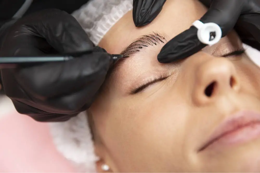 Brow Lamination and Straightening